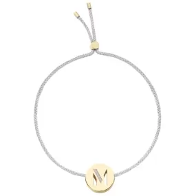 ABC's - M 18K Gold Plated Bracelet