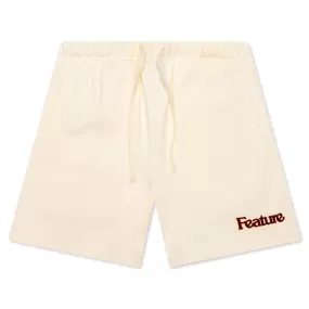 Academy Short - Cannoli Cream/Gold Flame