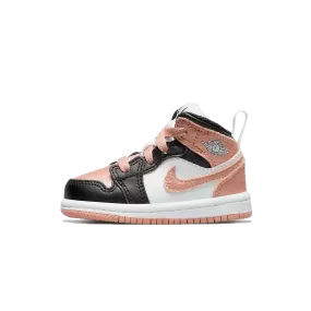 Air Jordan 1 Mid TD 'White Light Madder Root'