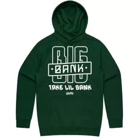 BIG BANK : Hunter Green Sneaker Hoodie