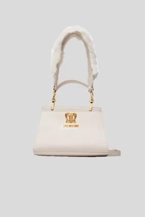 Borsa Turn Lock Pu - Off White