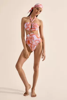 Cin Cin - Disco Hoop Swimsuit - Bloom