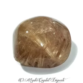 Golden Rutilated Quartz Crystal  - Extra Fine 313C