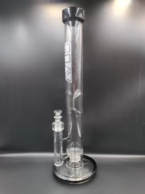 GRAV Extra Large Straight Base Water Pipe - Black Accents