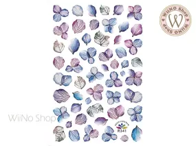 Hydrangea Flower Adhesive Nail Art Sticker - 1 pc (R341)