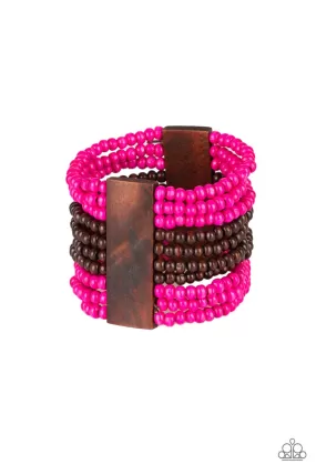 JAMAICAN Me Jam Pink-Bracelet