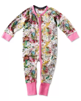 Kip & Co BABY | May Gibbs Pals Forever Organic LS Zip Romper