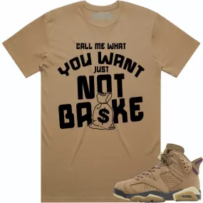 NOT BROKE : Brown Kelp Sneaker Tees Shirt (black ink)