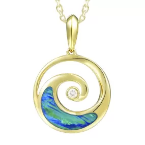 Opal Whirlpool Pendant