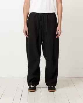 Paco Pants in Black Slub