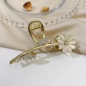 Vintage Crystal Crab Clip